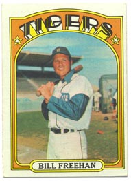 1972 Topps Baseball Cards      120     Bill Freehan